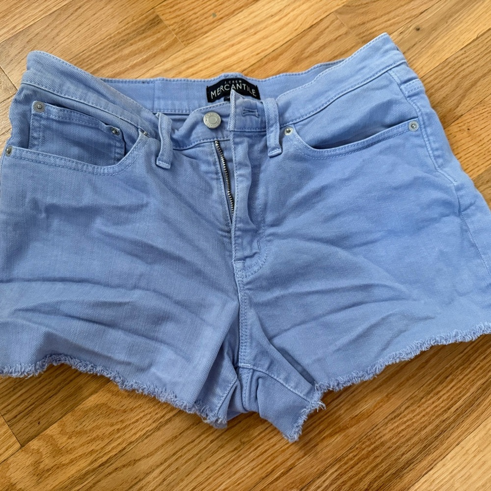 J. Crew Women's Light Blue Denim Shorts size 27